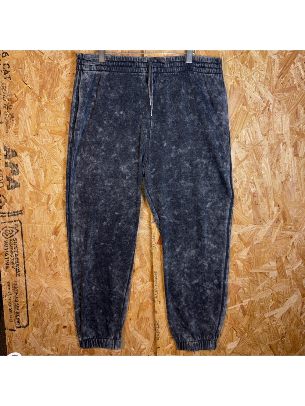 Ocean Pacific Mens XXL Gray Mineral Wash Jogger Pants